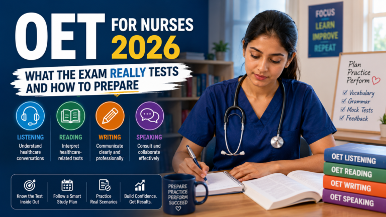 OET for Nurses 2026: What the Exam Really Tests and How to Prepare