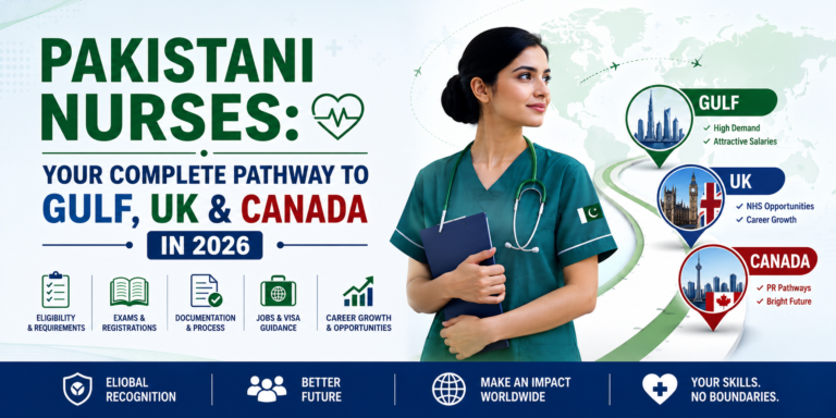 Pakistani Nurses: Your Complete Pathway to Gulf, UK & Canada in 2026