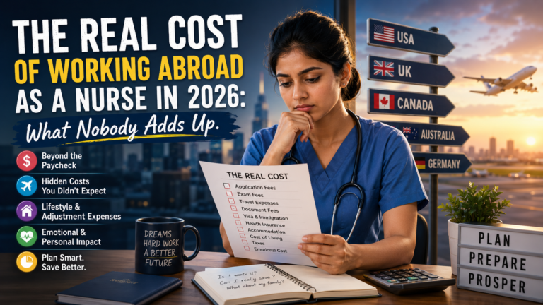 The Real Cost of Working Abroad as a Nurse in 2026: What Nobody Adds Up